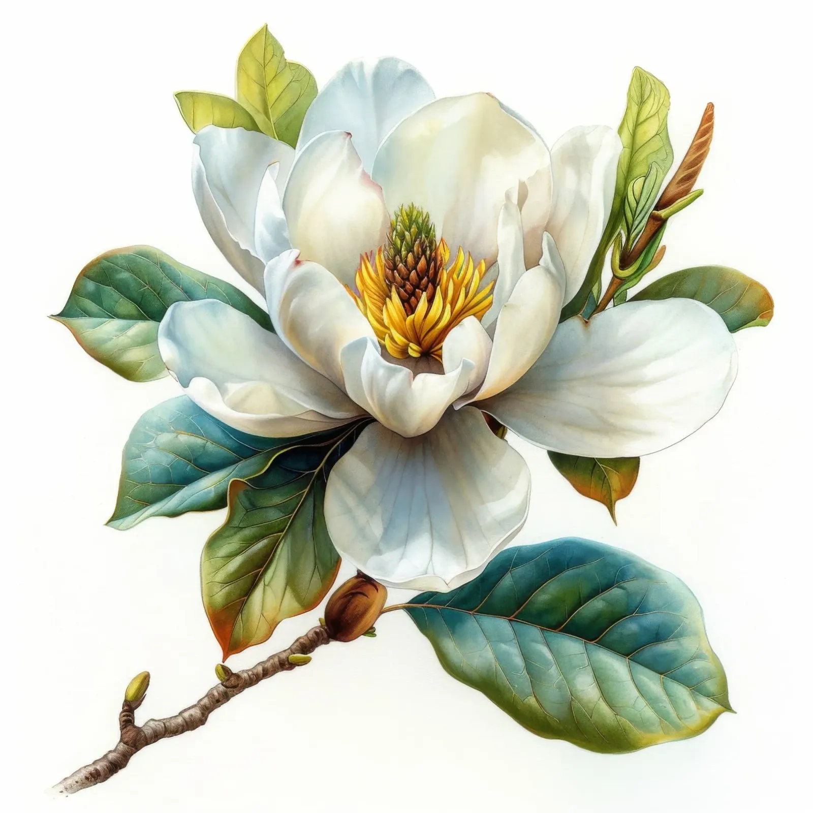 Fiore di magnolia 4 pellicola backlit da Bold Blooms