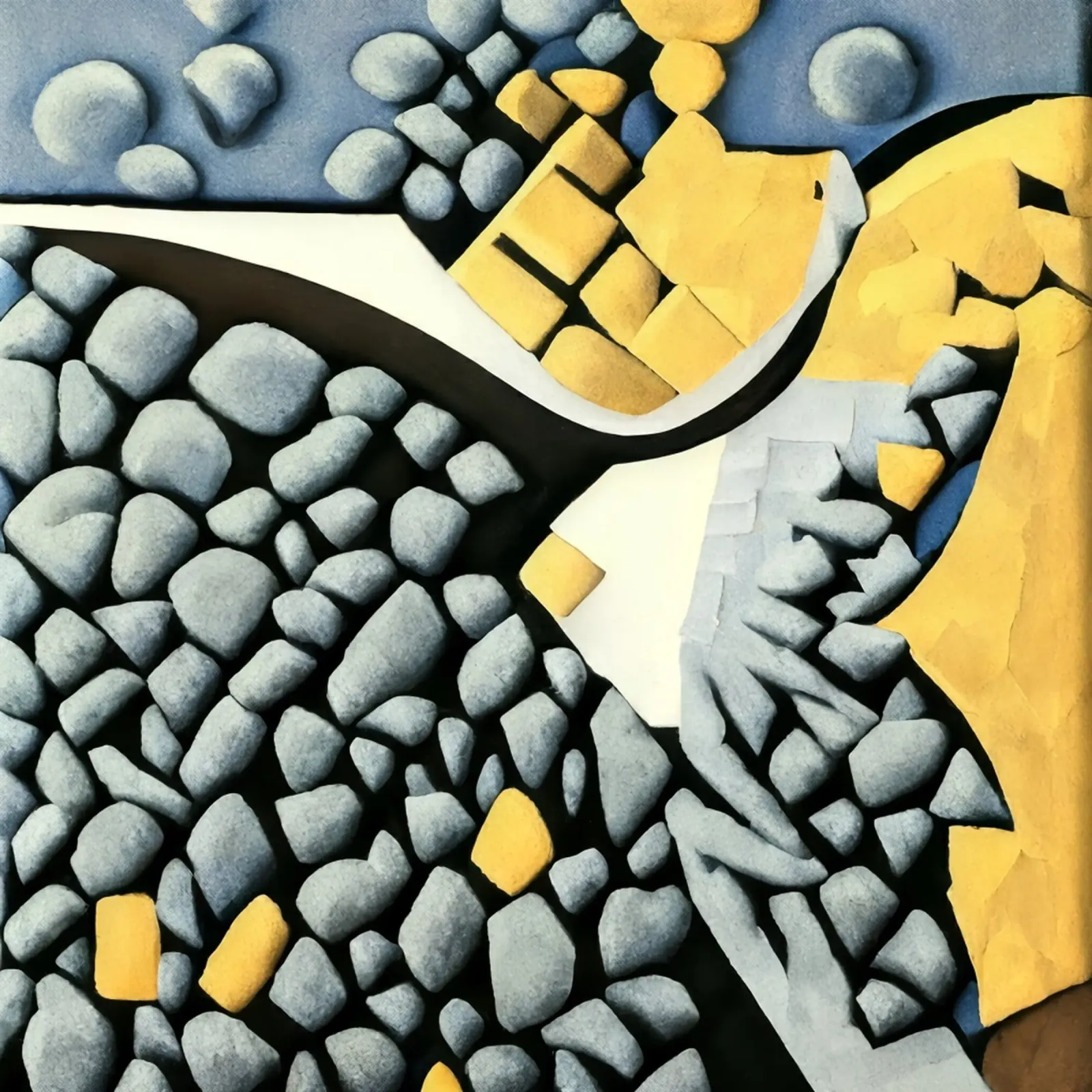 Vista a volo d'uccello della foresta_2 alluminio dibond da Abstract Art by LK
