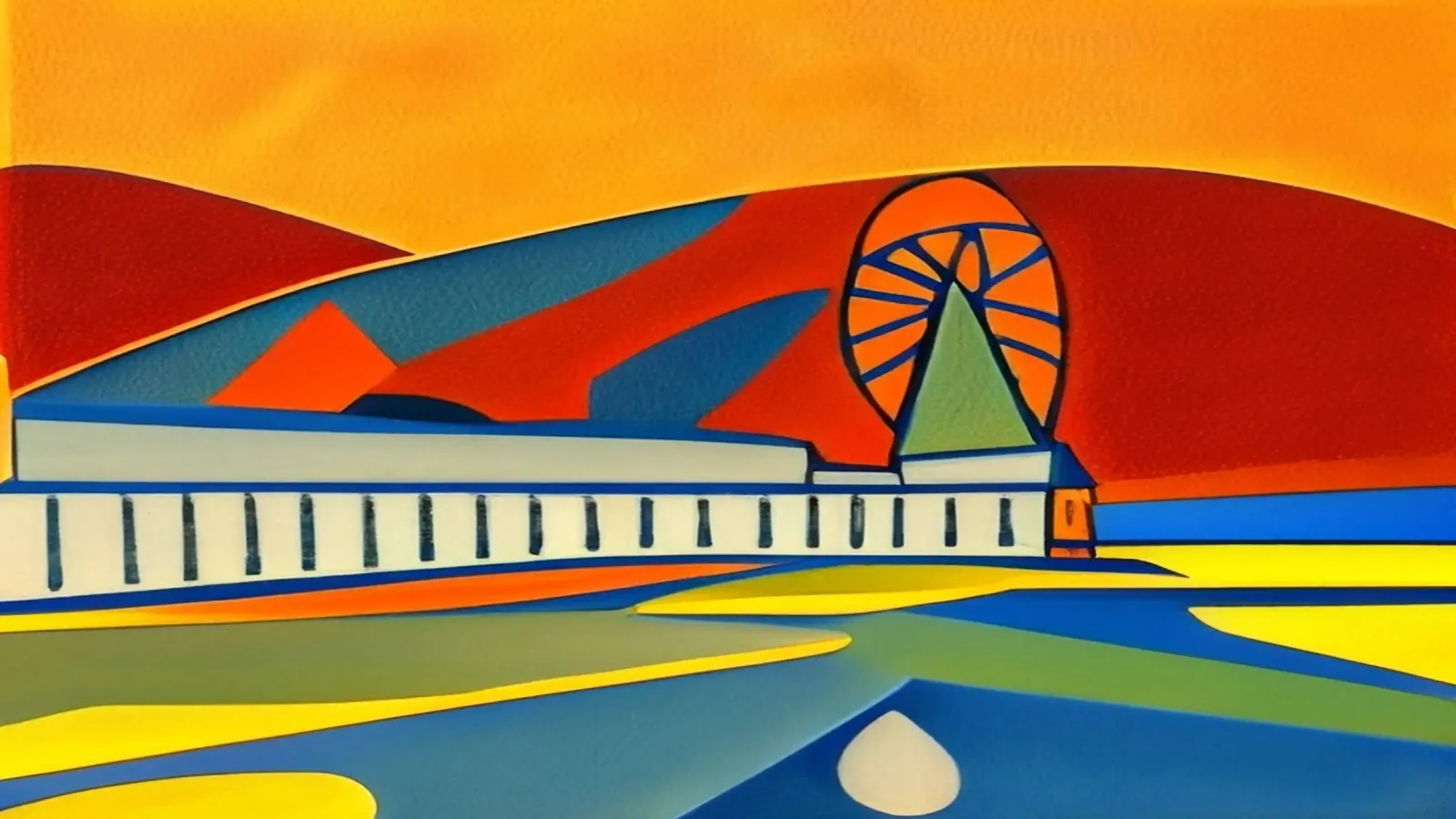 Visita_Escursione_Scheveningen_2 pellicola backlit da Abstract Art by LK