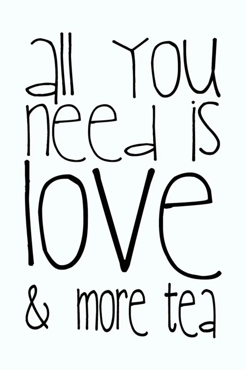 All you need is Love and Tea pellicola backlit da Monika Strigel
