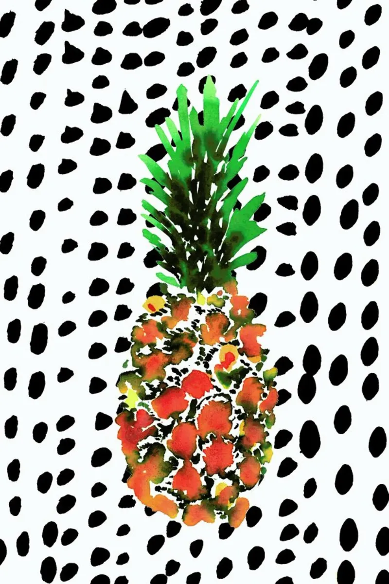 Pineapple pellicola backlit da Amy Sia