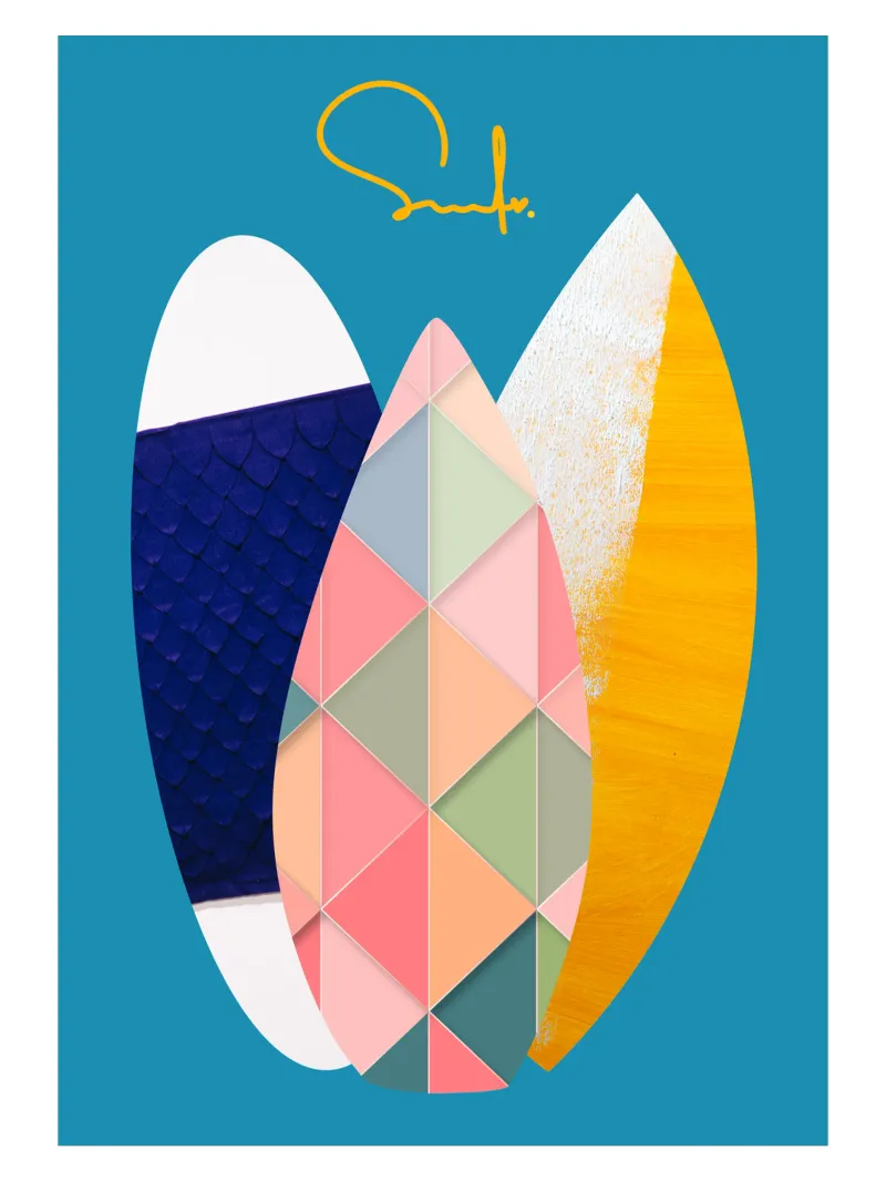 Surf Love No. 2 carta hahnemühle da LIMITED EDITION LETTERS