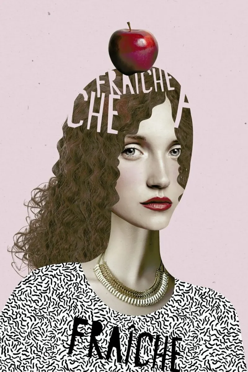 Urban Portrait No. 1 tela con Cornice a cassetta da typealive