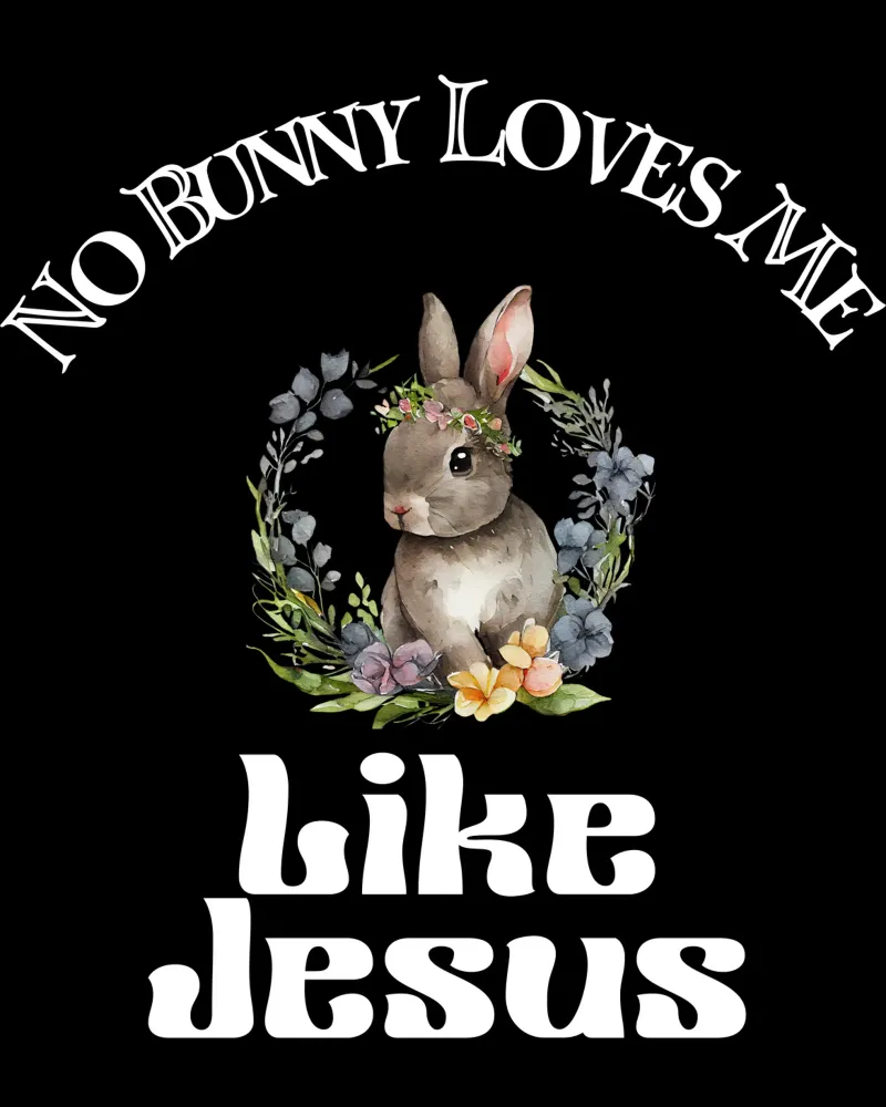 Kein Bunny liebt mich so wie Jesus, um deinen Glauben zu demonstrieren Hahnemühle von Lionandlamb