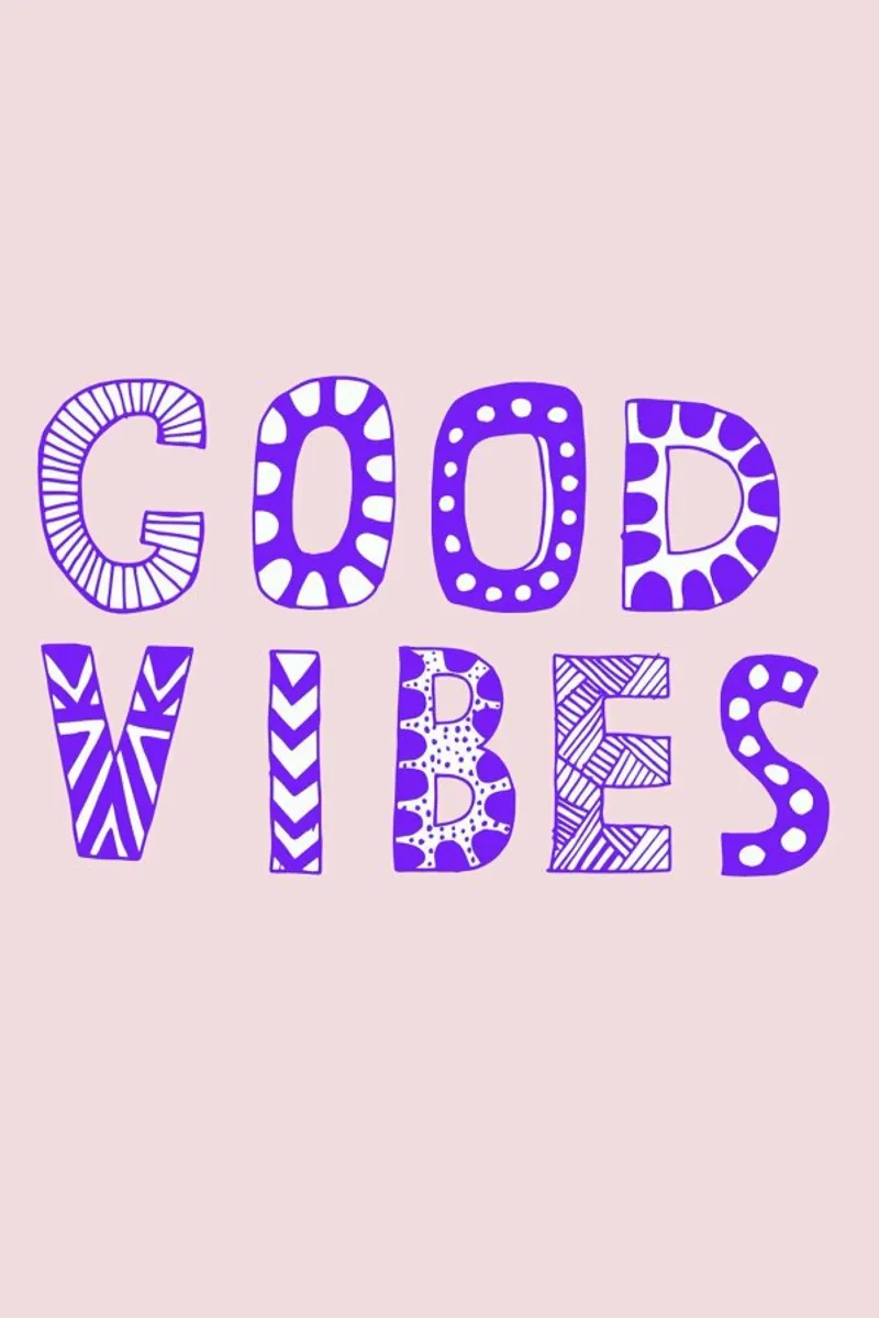 Good Vibes Pink pellicola backlit da Vasare Nar