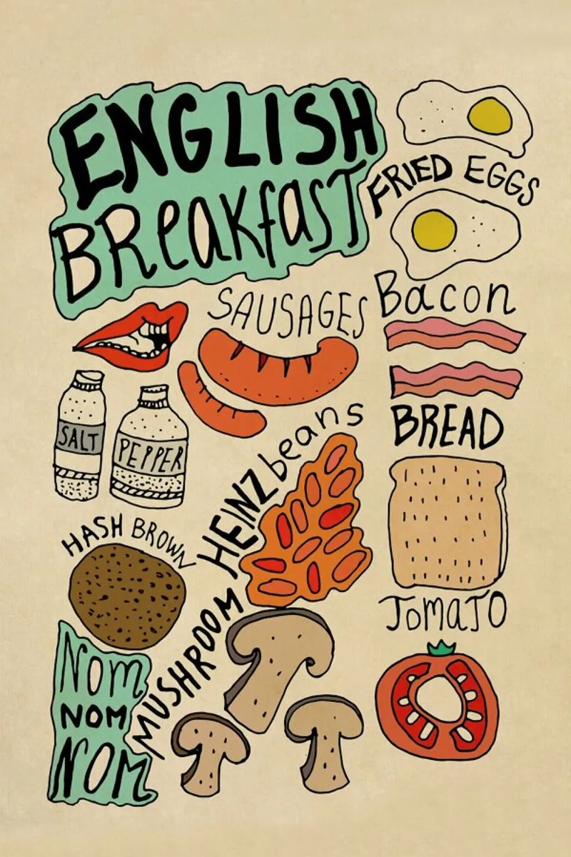 English Breakfast hahnemühle by Vasare Nar