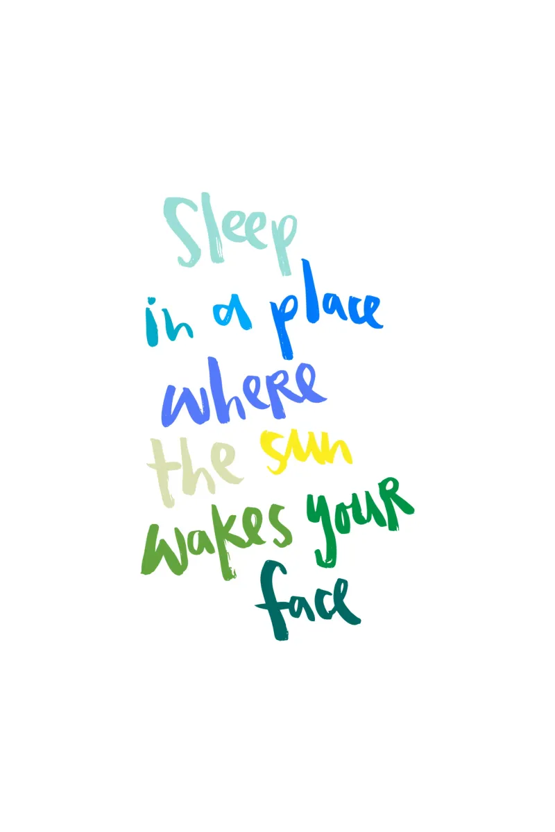 Sleep in a Place pellicola backlit da Brushmeetspaper