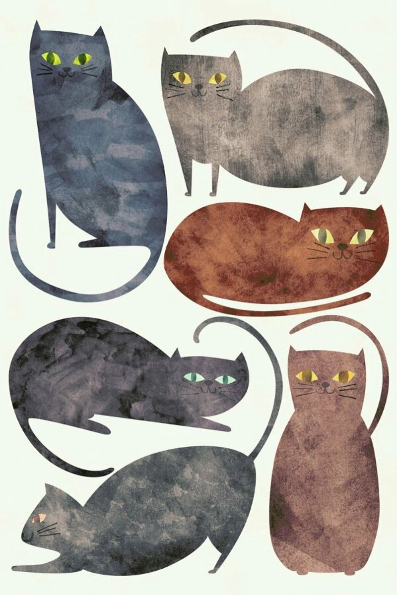 Cats poster by Tracie Andrews