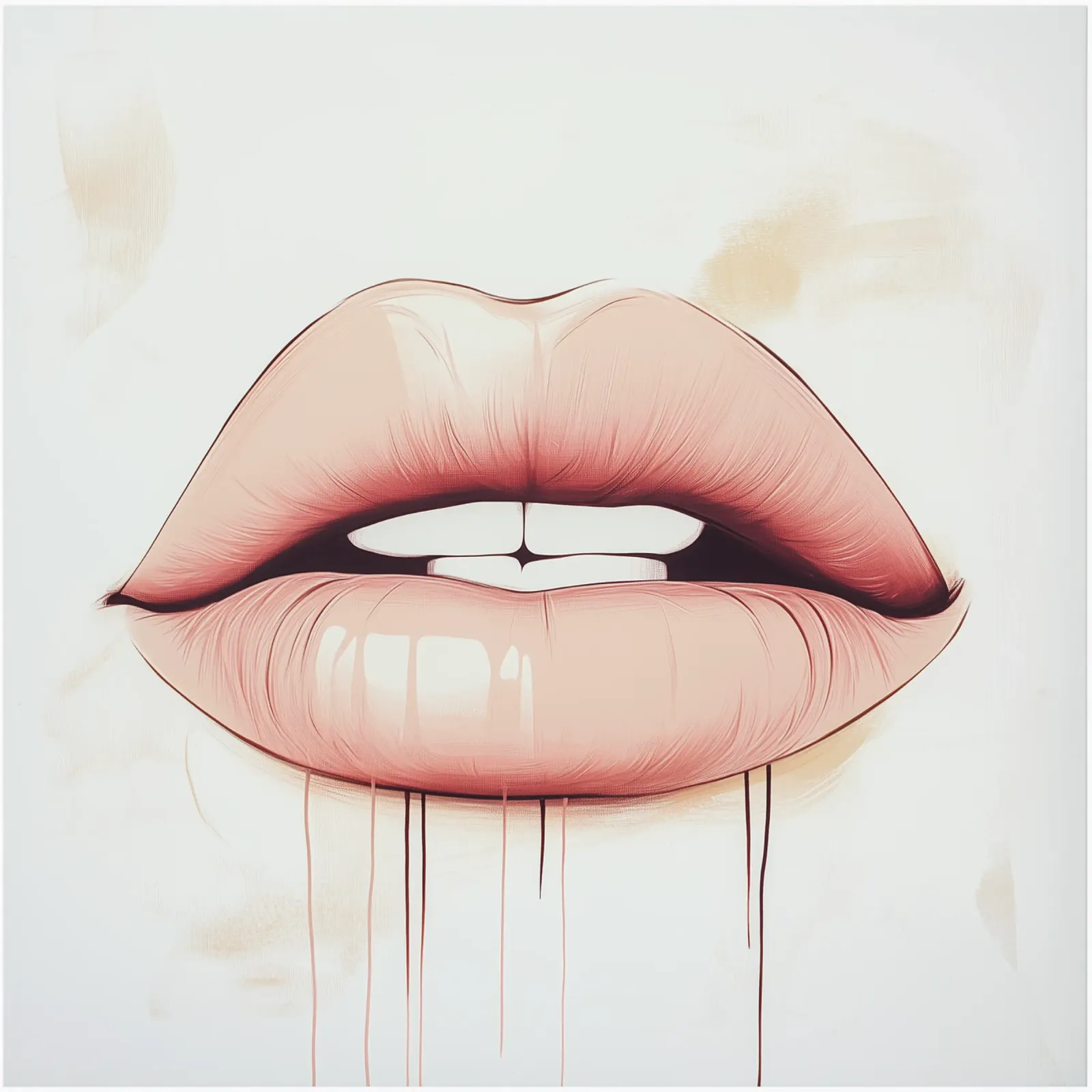 Lips Backlit Folie von Synthaira