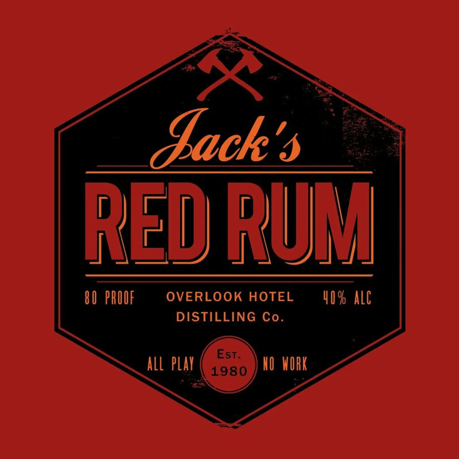 Jacks Red Rum pellicola backlit da DinoMike