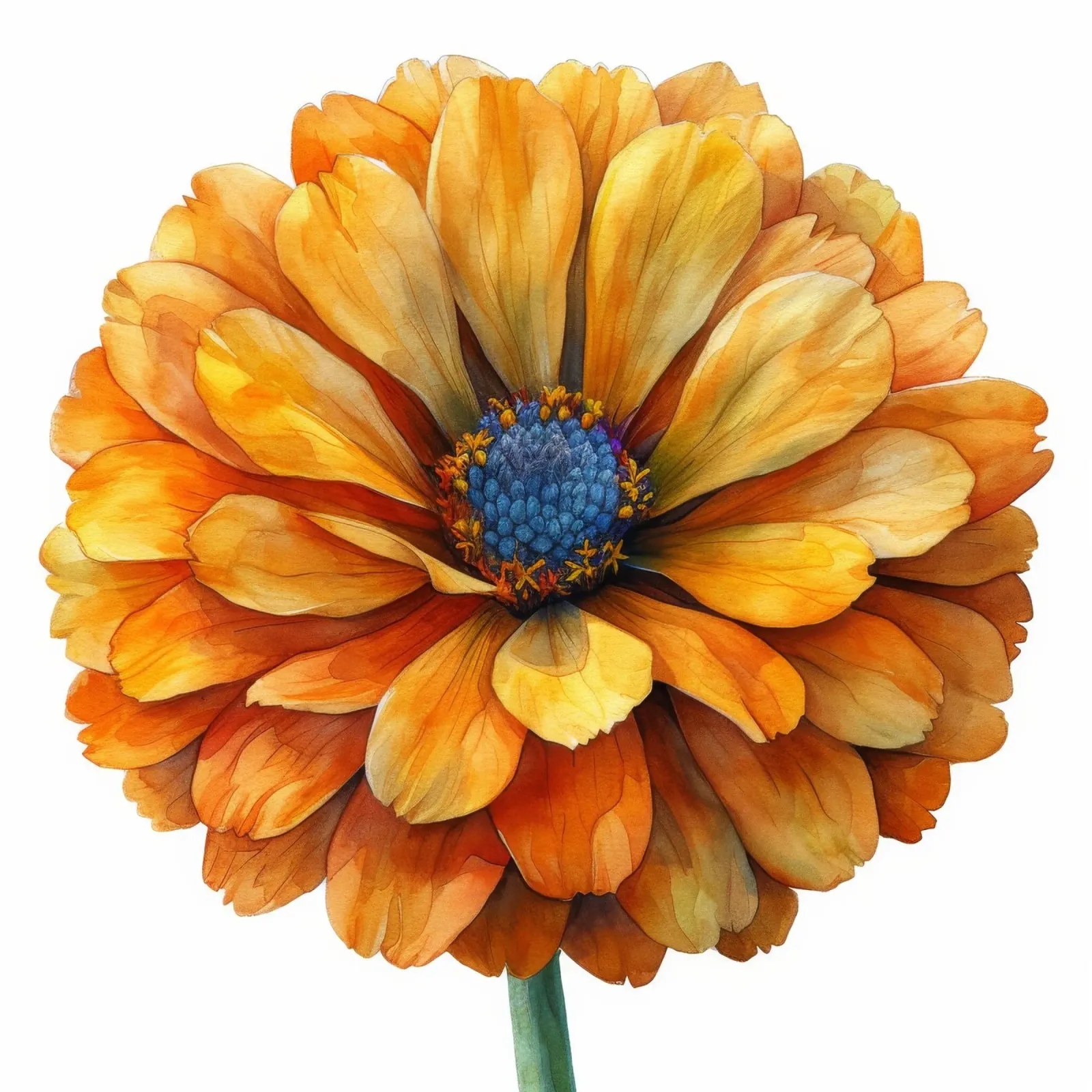 Fiore di calendula 1 pellicola backlit da Bold Blooms