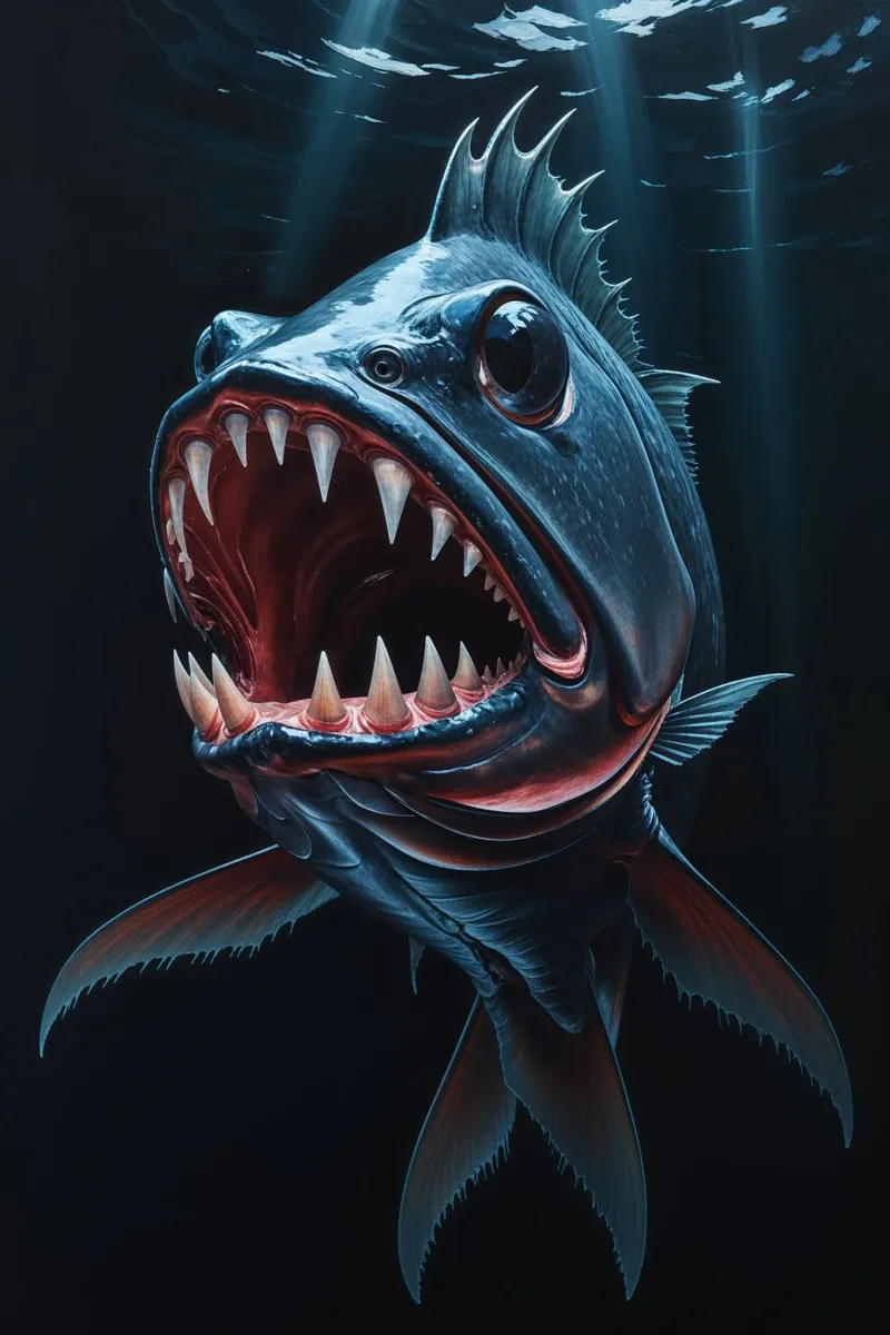 Abyssal Predator on the Hunt plexiglass da AlbertKlee