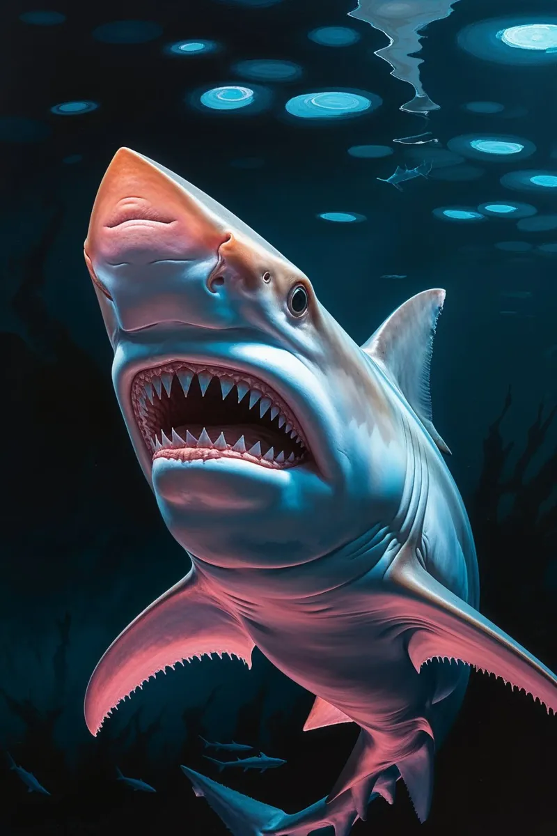 The Deep’s Apex Hunter: A Surreal Perspective poster da AlbertKlee
