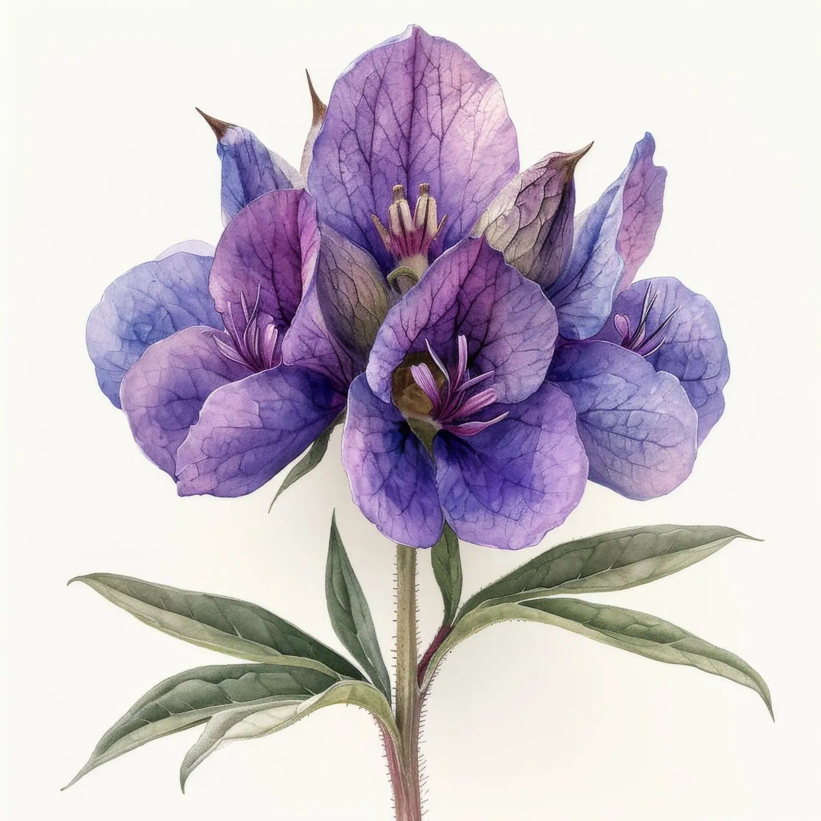 Fiore di Monkshood 4 pellicola backlit da Bold Blooms