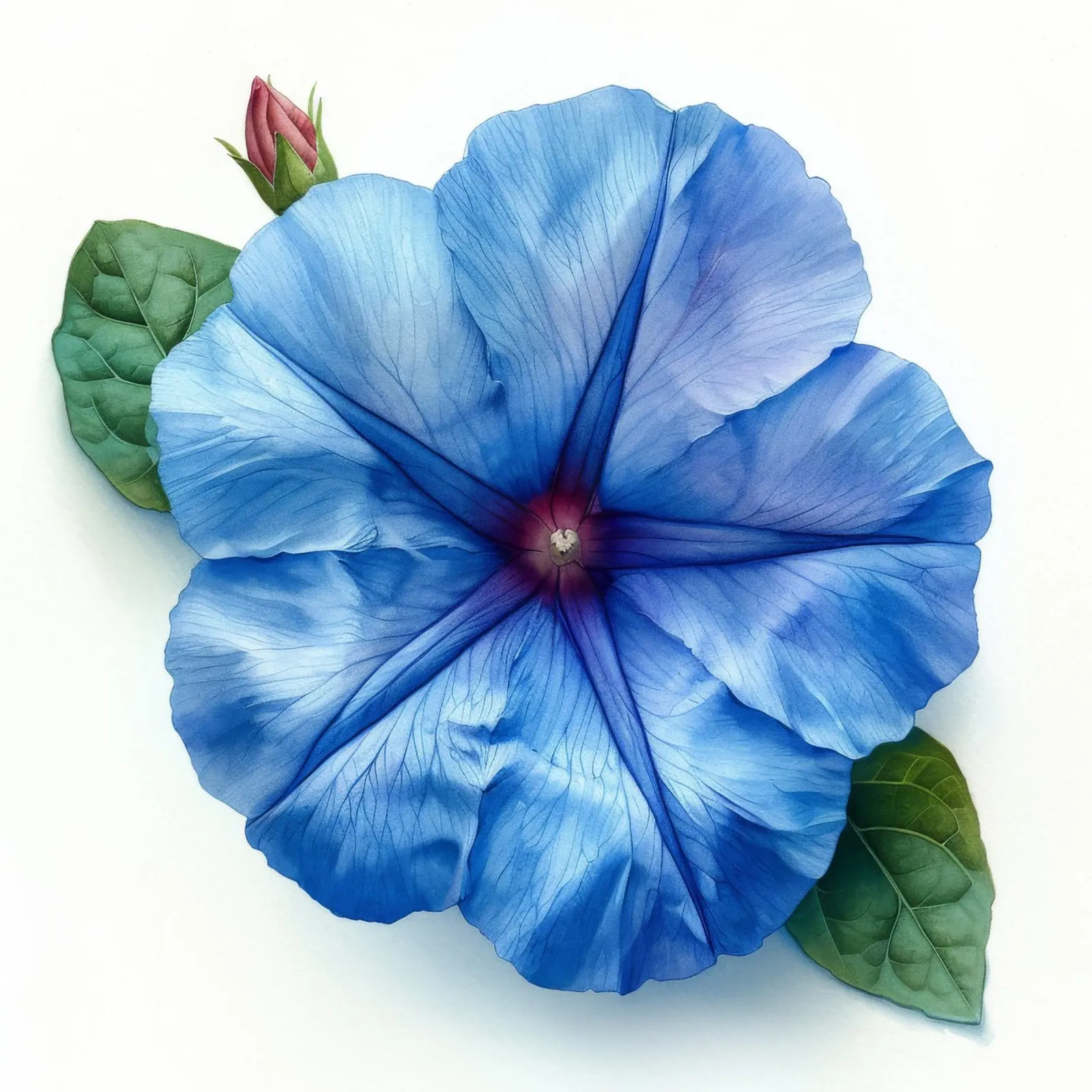 Morning Glory Flower 2 acrylic glass by Bold Blooms