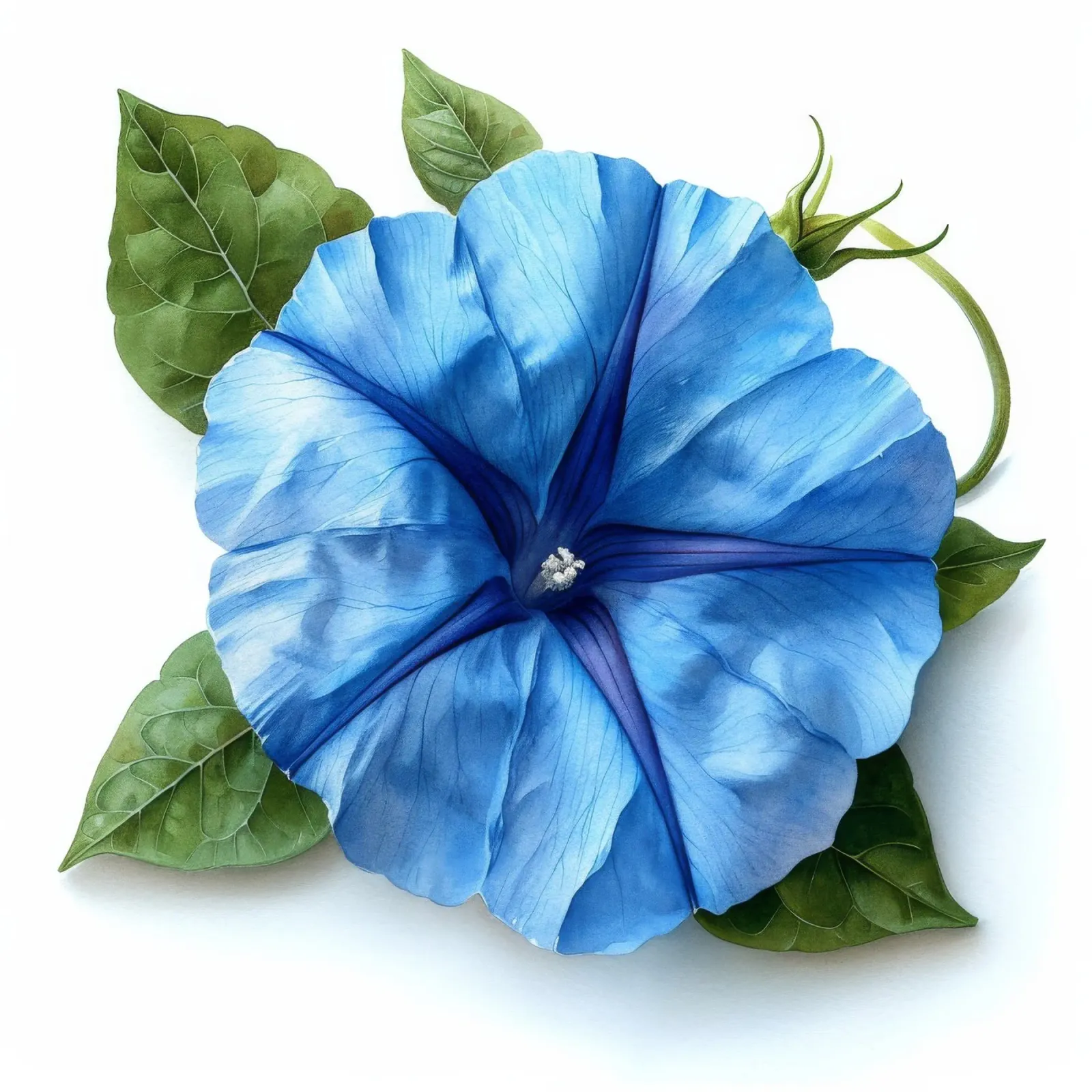 Morning Glory Flower 1 hahnemühle by Bold Blooms
