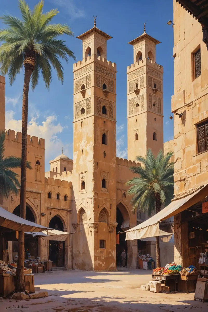 Al Fahidi's Historic Marketplace poster da AlbertKlee