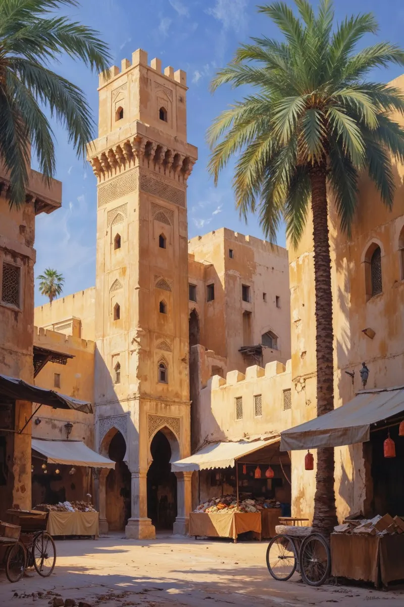Al Fahidi's Timeless Charm poster da AlbertKlee