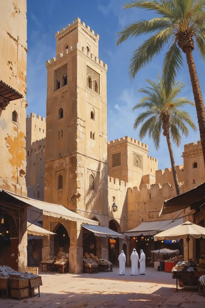 Sunlit Alleys of Al Fahidi poster da AlbertKlee