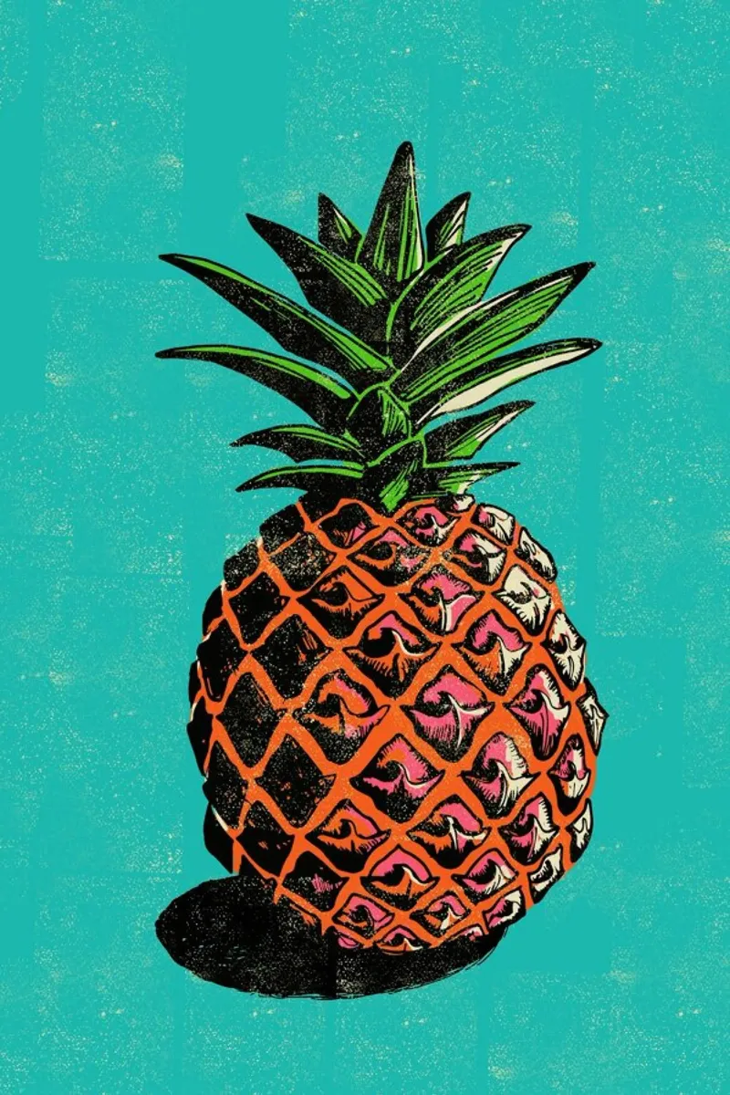 Pineapple carta hahnemühle da Rocket68