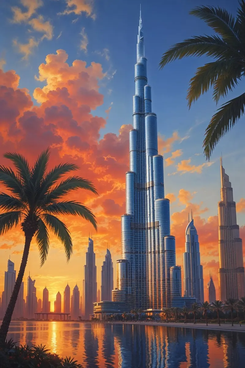 Burj Khalifa – A Vision of Innovation and Beauty carta hahnemühle da AlbertKlee