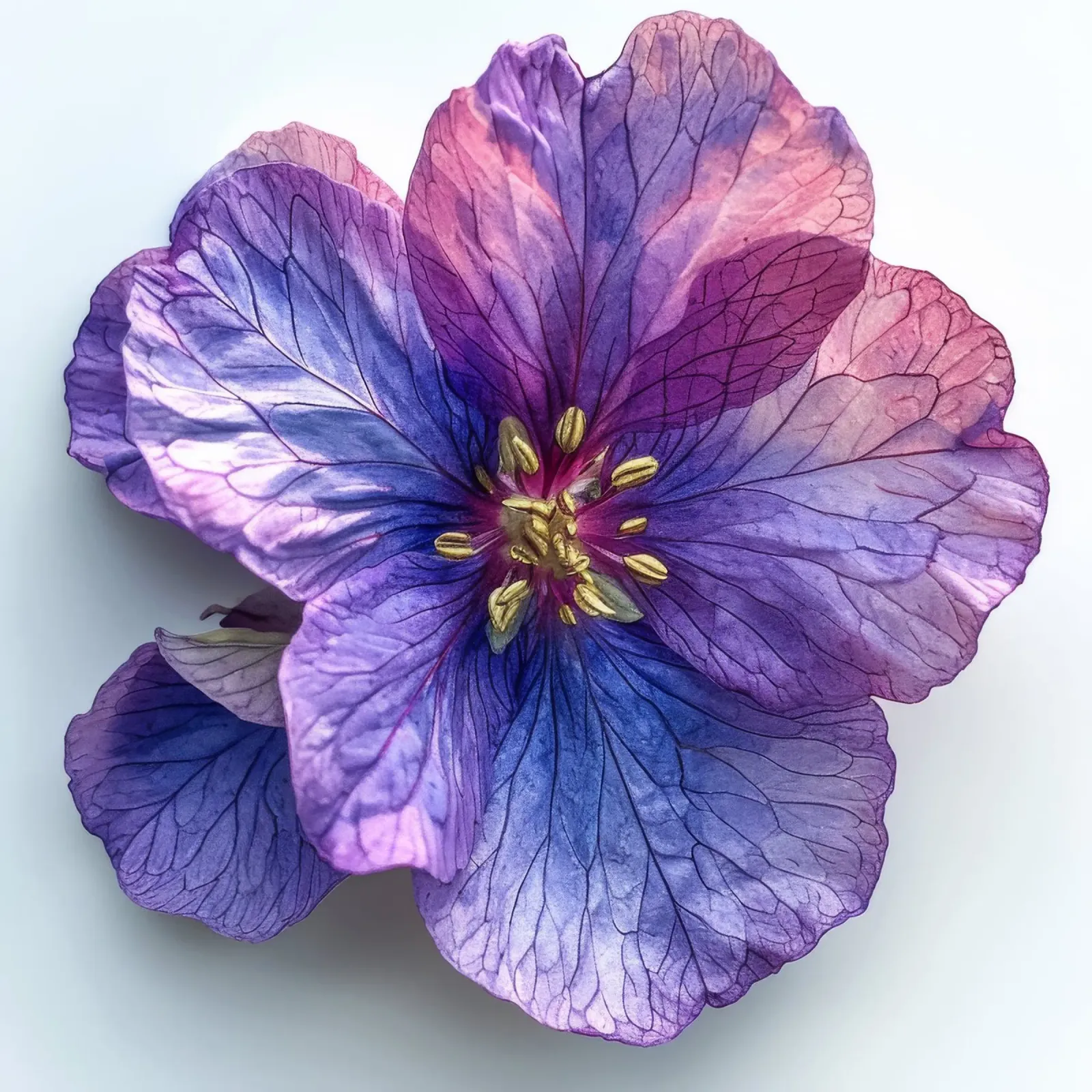 Fiore di Nemesia 4 poster con telaio in legno da Bold Blooms