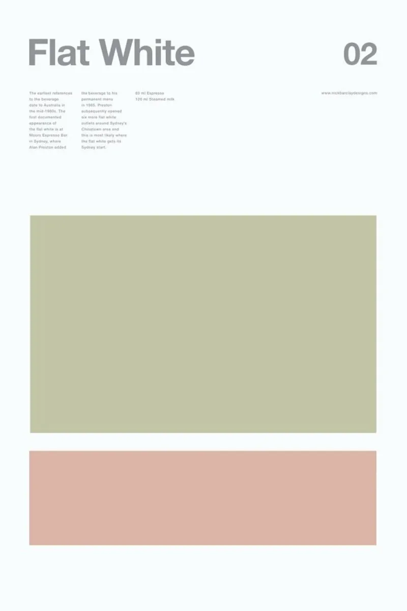 Flat White poster da Nick Barclay