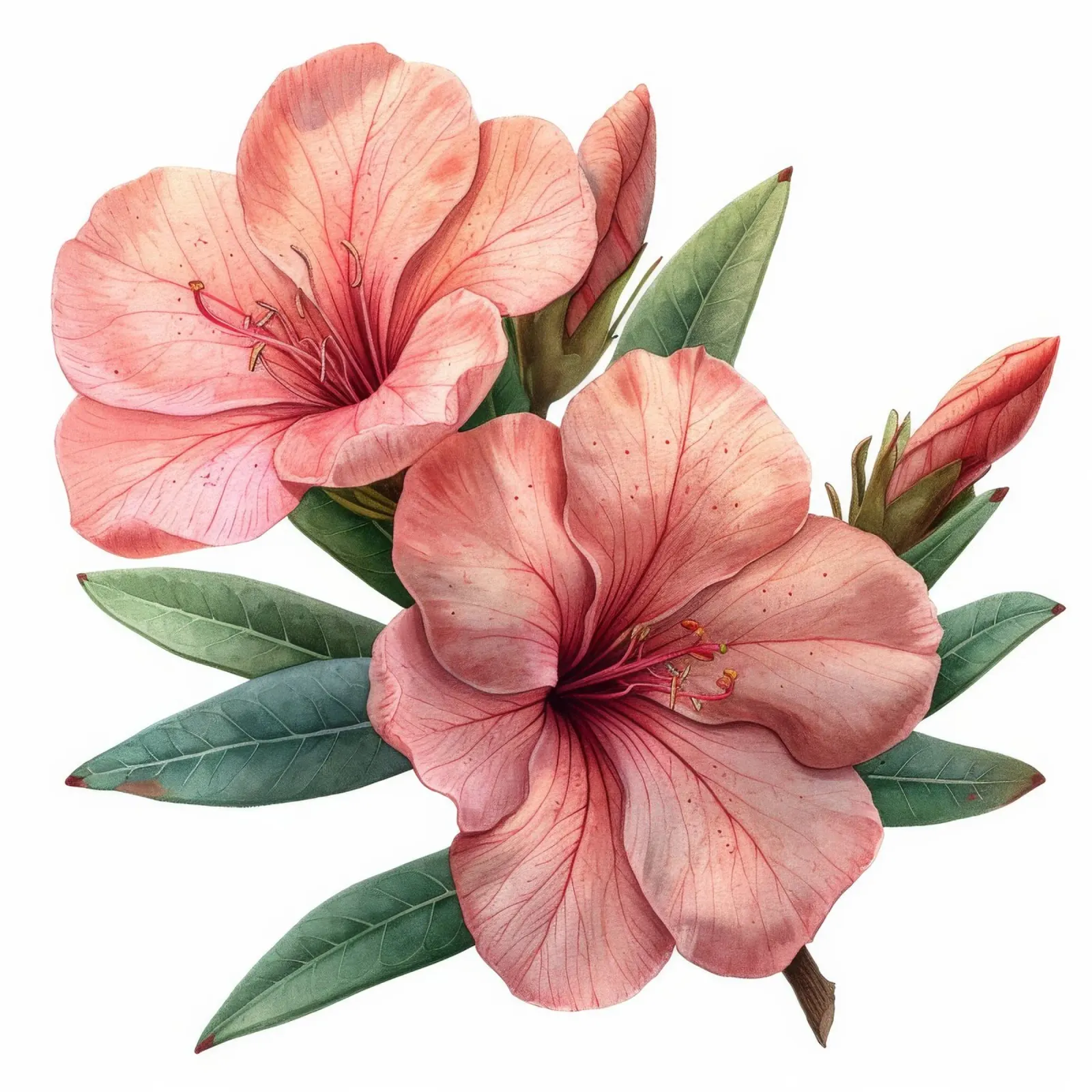 Fiore di oleandro 3 pellicola backlit da Bold Blooms