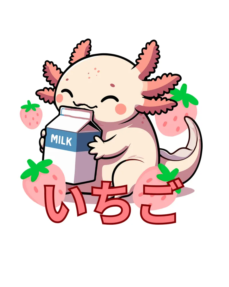 cute axolotl carta hahnemühle da edsonramosart