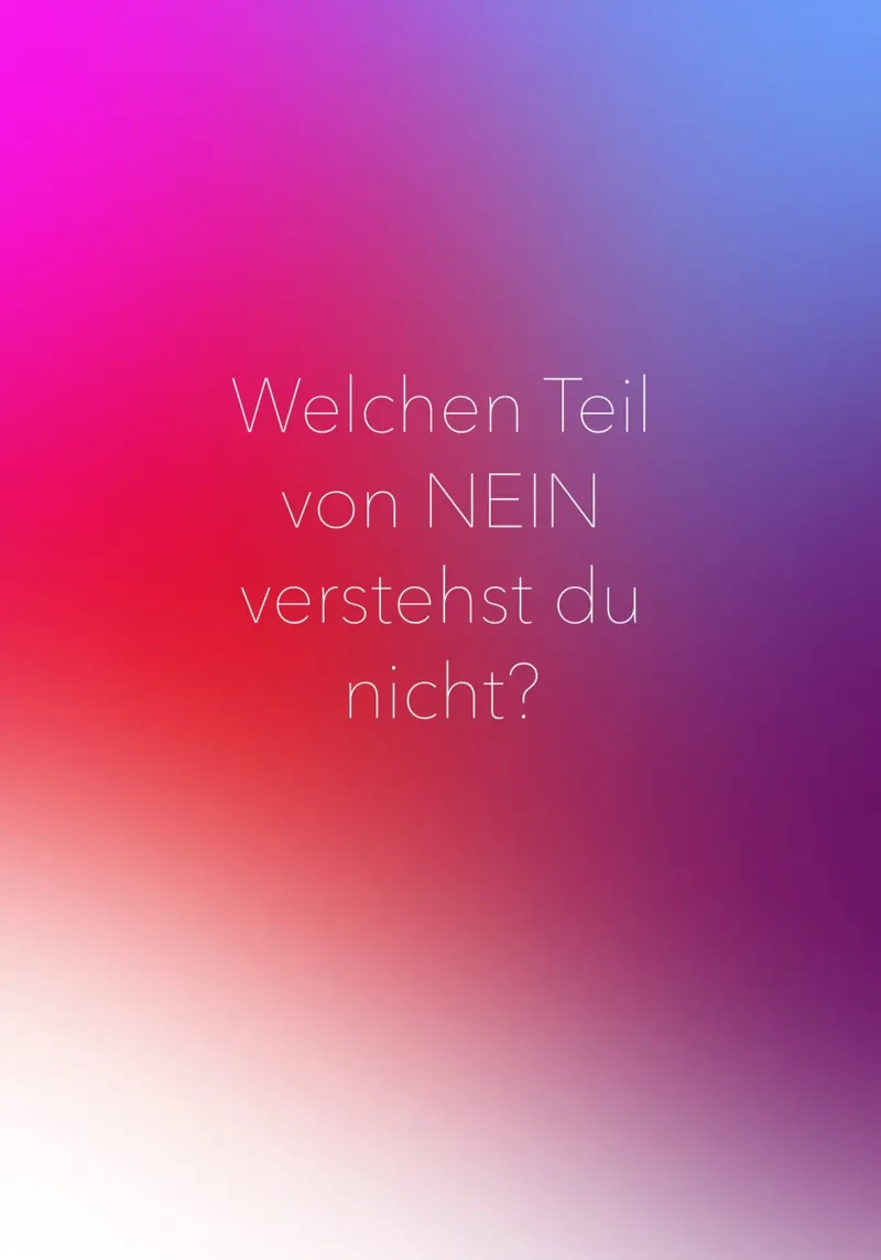 NEIN pellicola backlit da Flo Klein