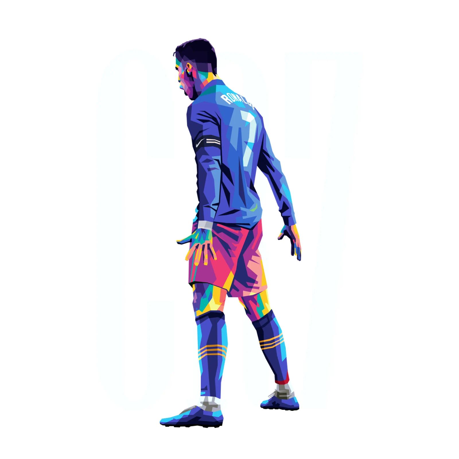 Ronaldo WPAP poster da WPAP MALANG