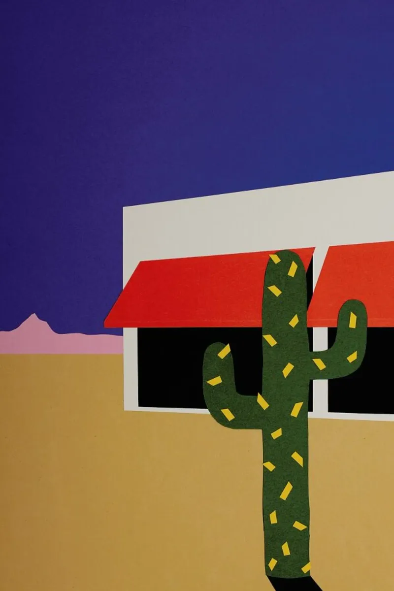Boutique With Cactus pellicola backlit da Rosi Feist