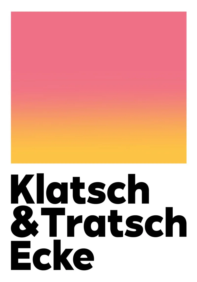 Klatsch & Tratsch Ecke rot gelb pellicola backlit da BAINAI