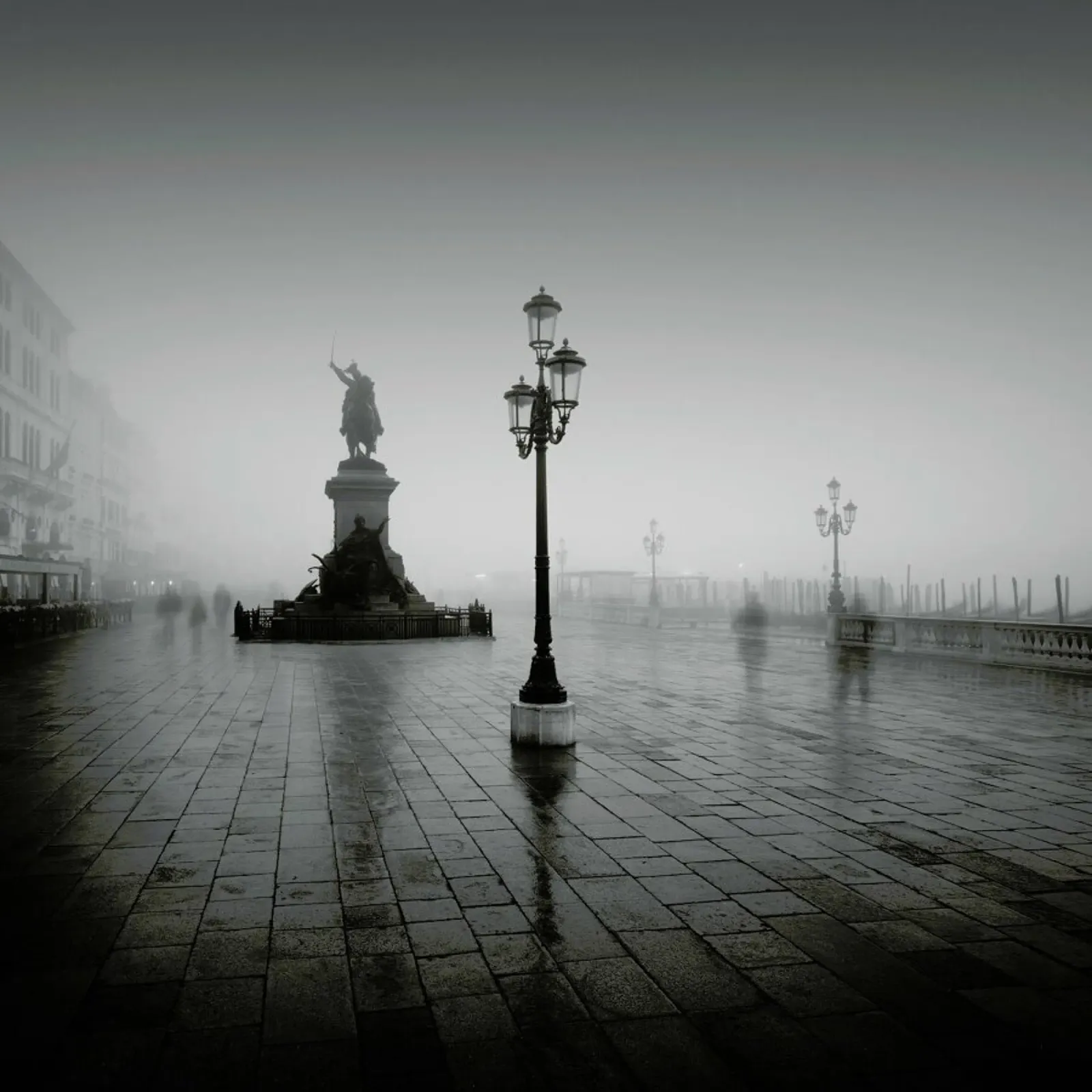 Vittorio Emanuele Il Nella Nebbia canvas by Michael J. Reibert