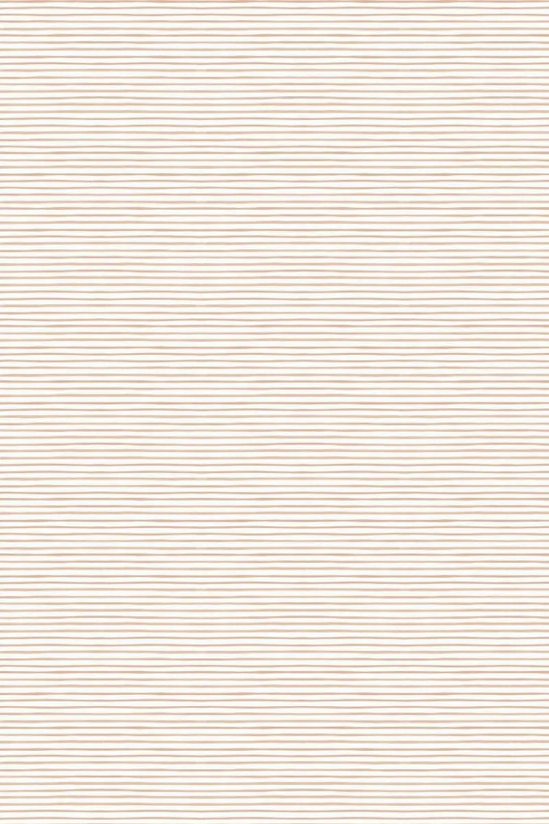 Blush Watercolor Stripes alu-dibond by Kind of Style