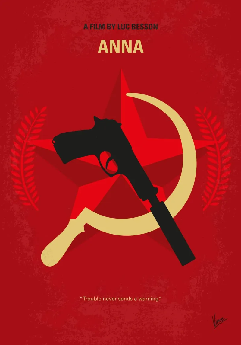 No1460 My Anna minimal movie poster carta hahnemühle da Chungkong