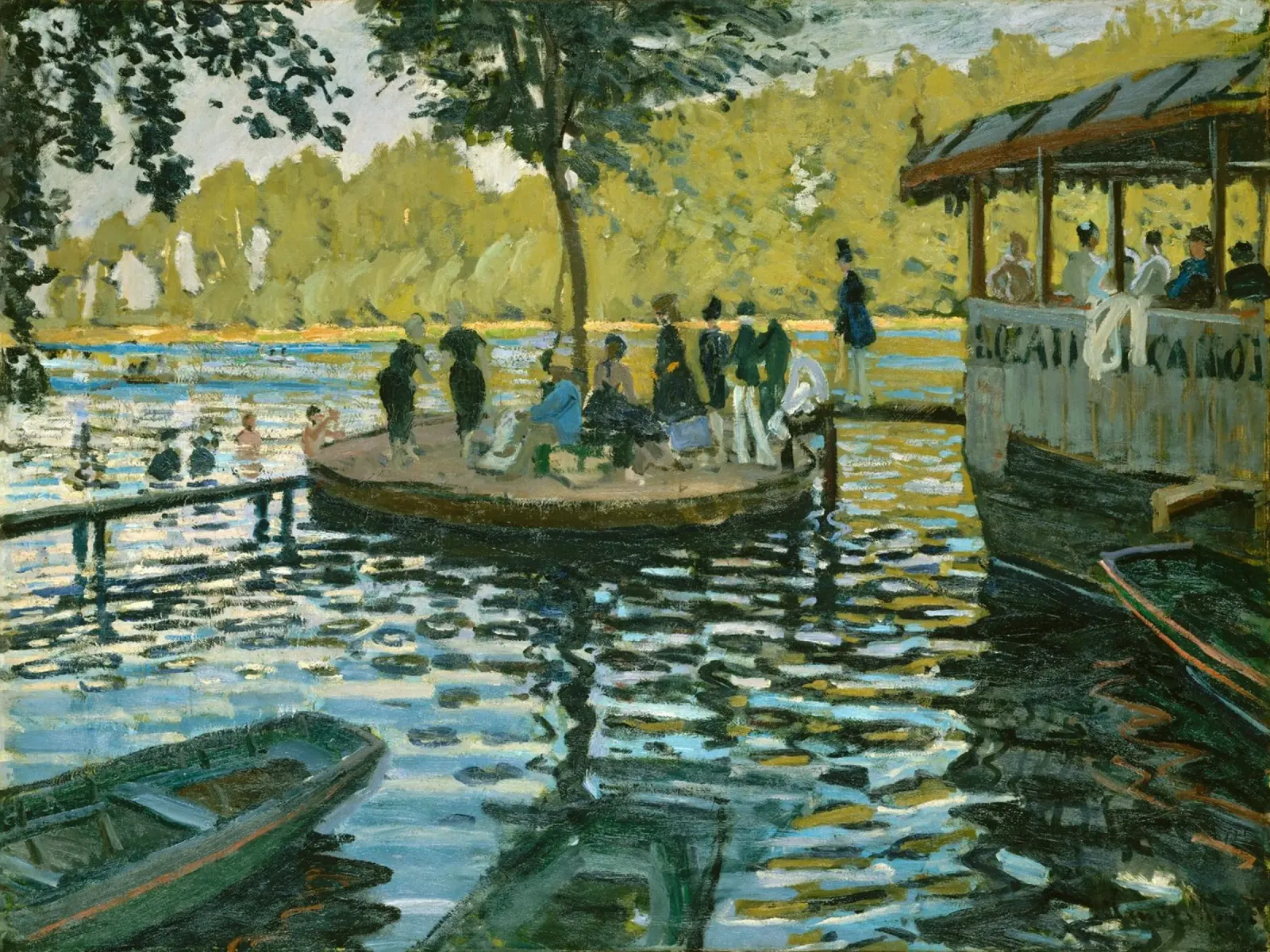 Claude Monet - Lo stagno delle rane pellicola backlit da Timeless Artworks