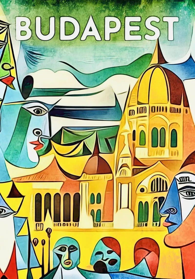 Budapest, Globetrotter poster da ZAMART