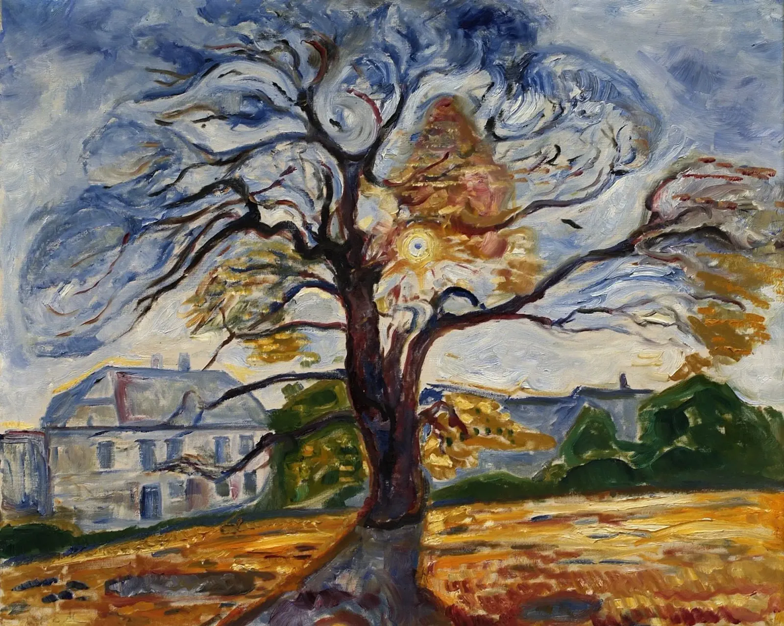 Edvard Munch - La quercia pellicola backlit da Timeless Artworks