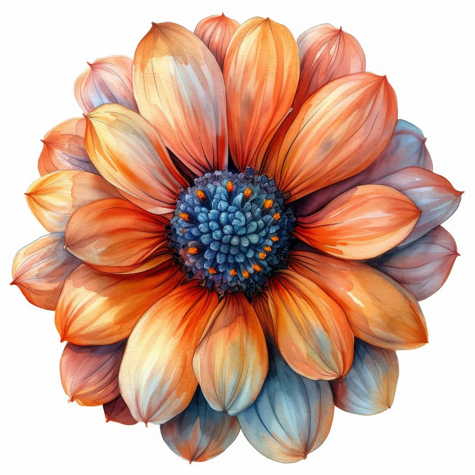 Gemaltes Gänseblümchen Blume 4 Poster von Bold Blooms