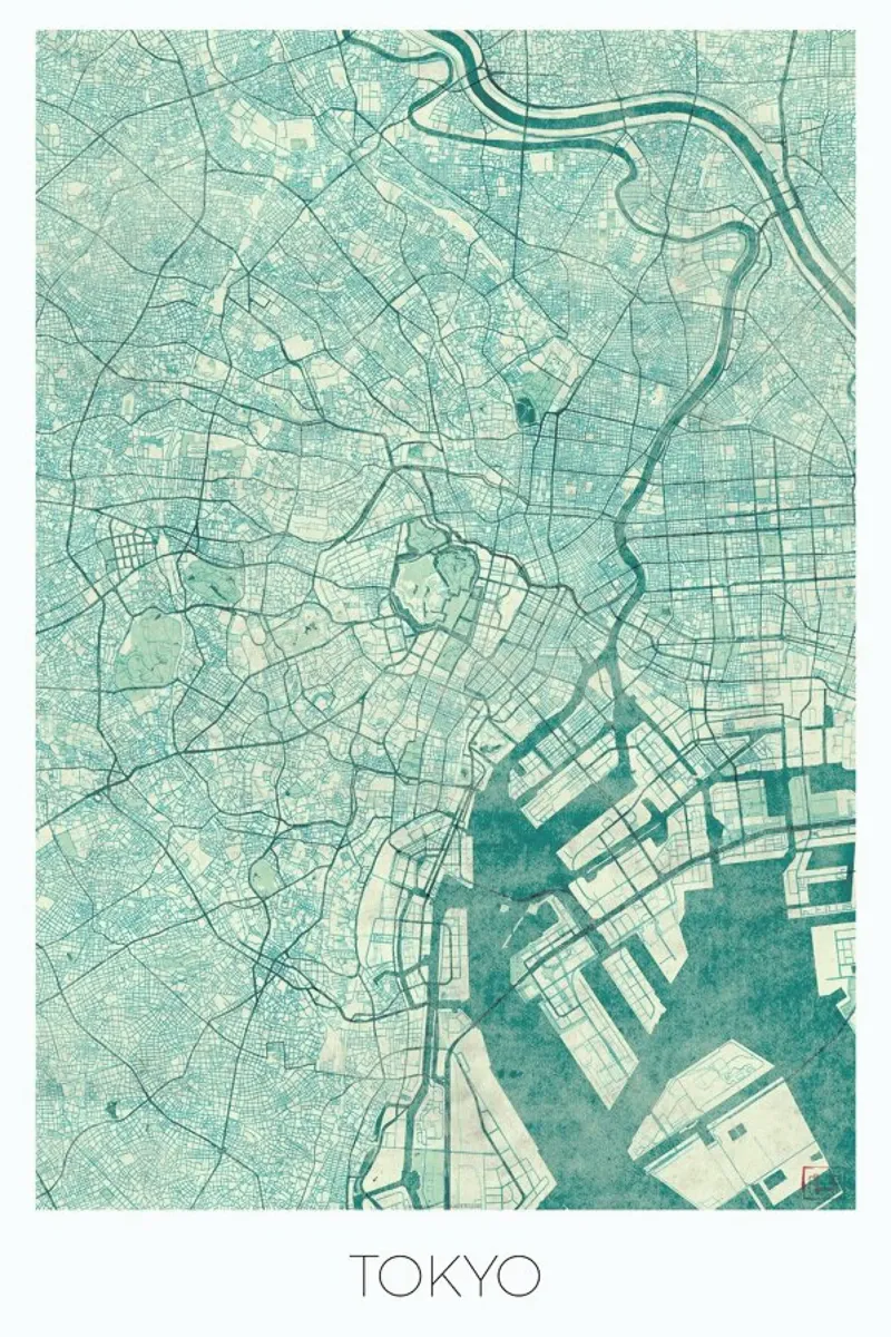 Tokyo Vintage alu-dibond by Hubert Roguski