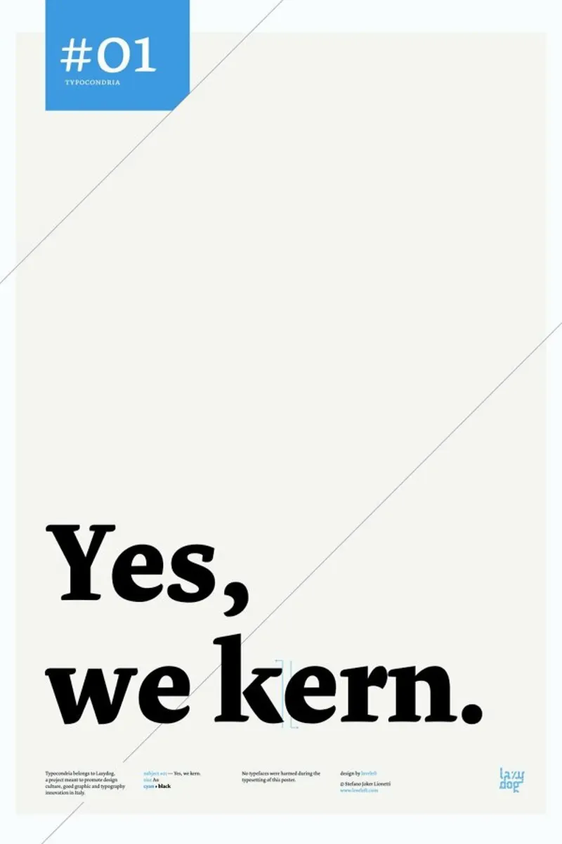 Yes we kern pellicola backlit da Stefano Joker Lionetti