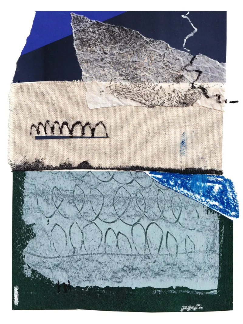 Collage #2 tela con Cornice a cassetta da Jasmyncheng