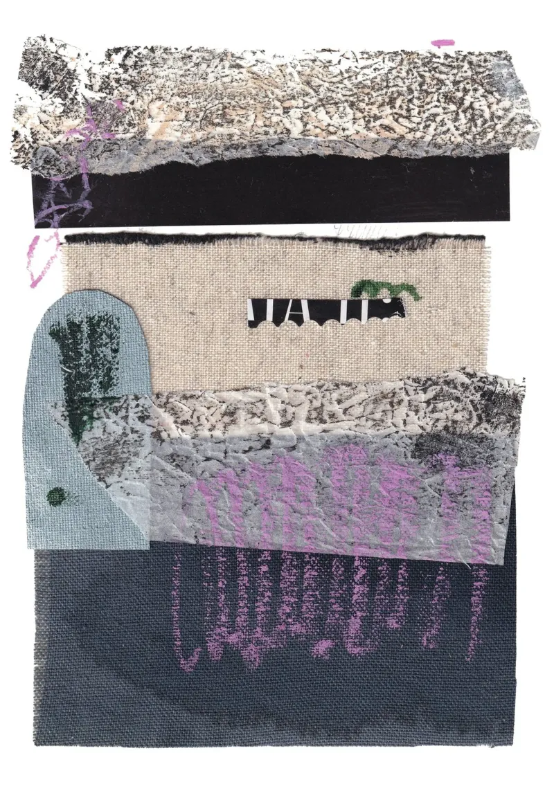 Collage #3 tela con Cornice a cassetta da Jasmyncheng
