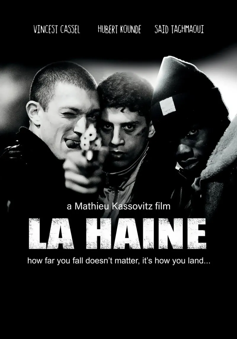 La Haine tela con Cornice a cassetta da Attaboy Dsgn