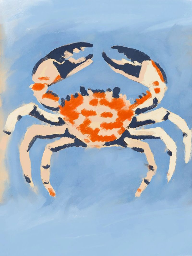 Ruby Crab poster de treechild