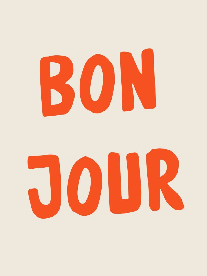 Bon Jour Poster von treechild