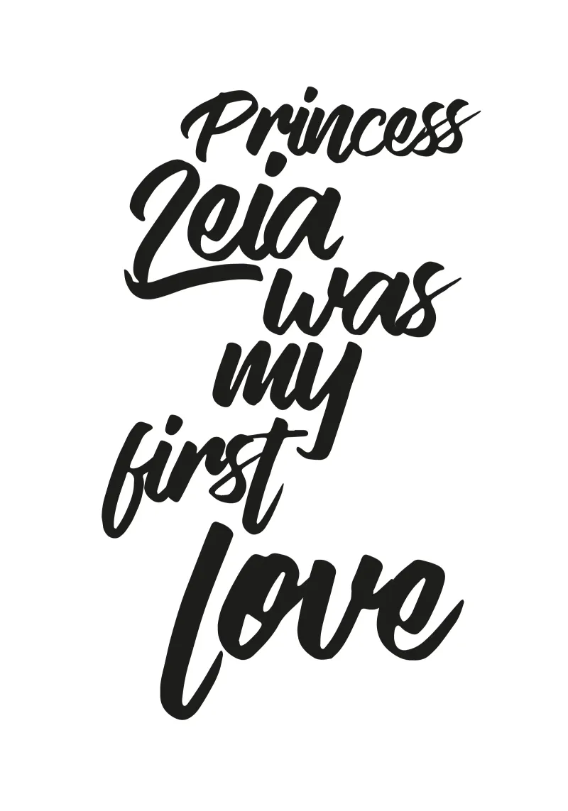Prinzessin poster con telaio in plastica da Flo Klein