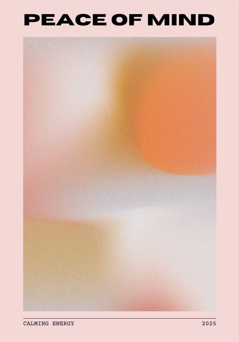 Peace of Mind Print – Serene, Minimal & Abstract Poster von PrintCessStudio