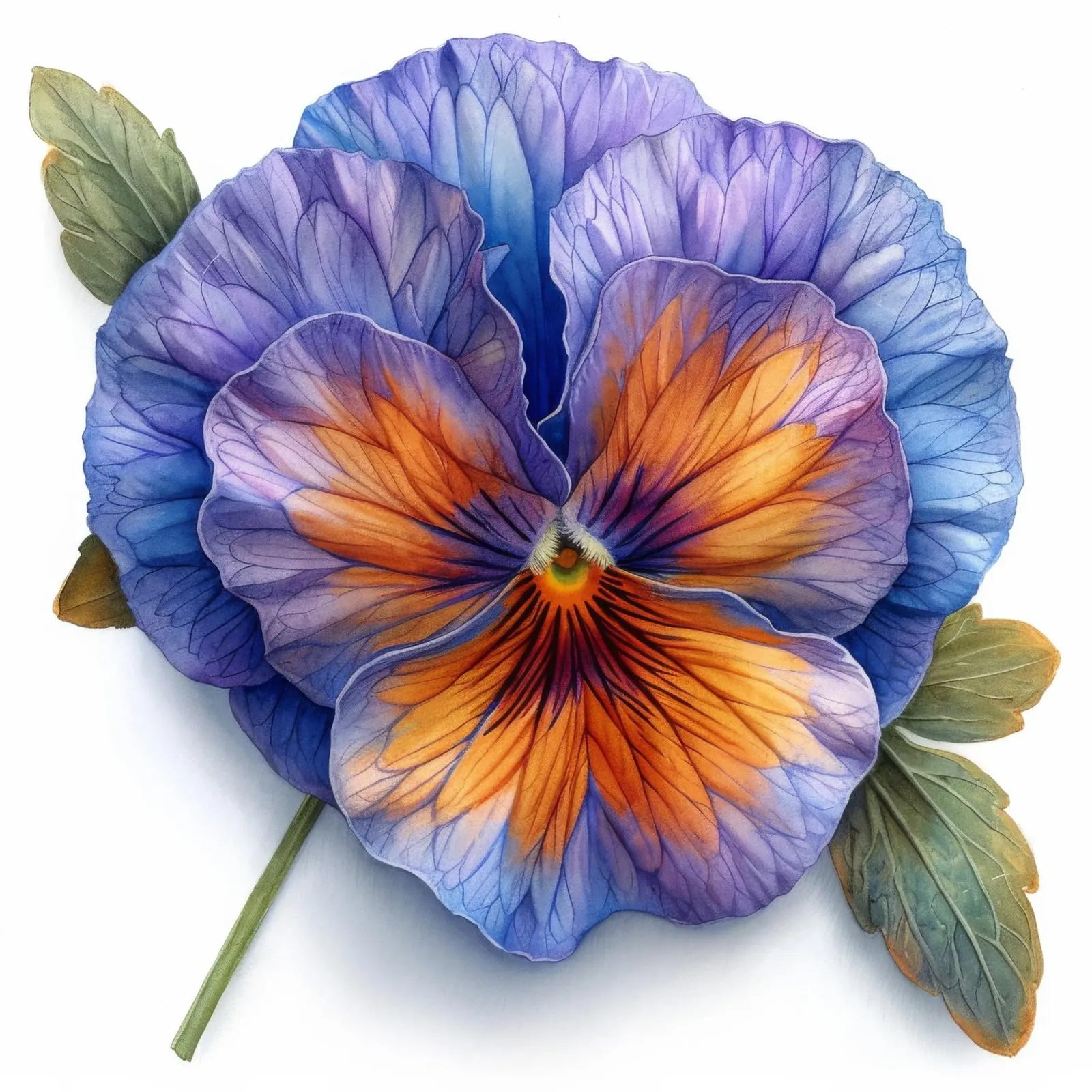 Fleur de pensée 4 toile de Bold Blooms